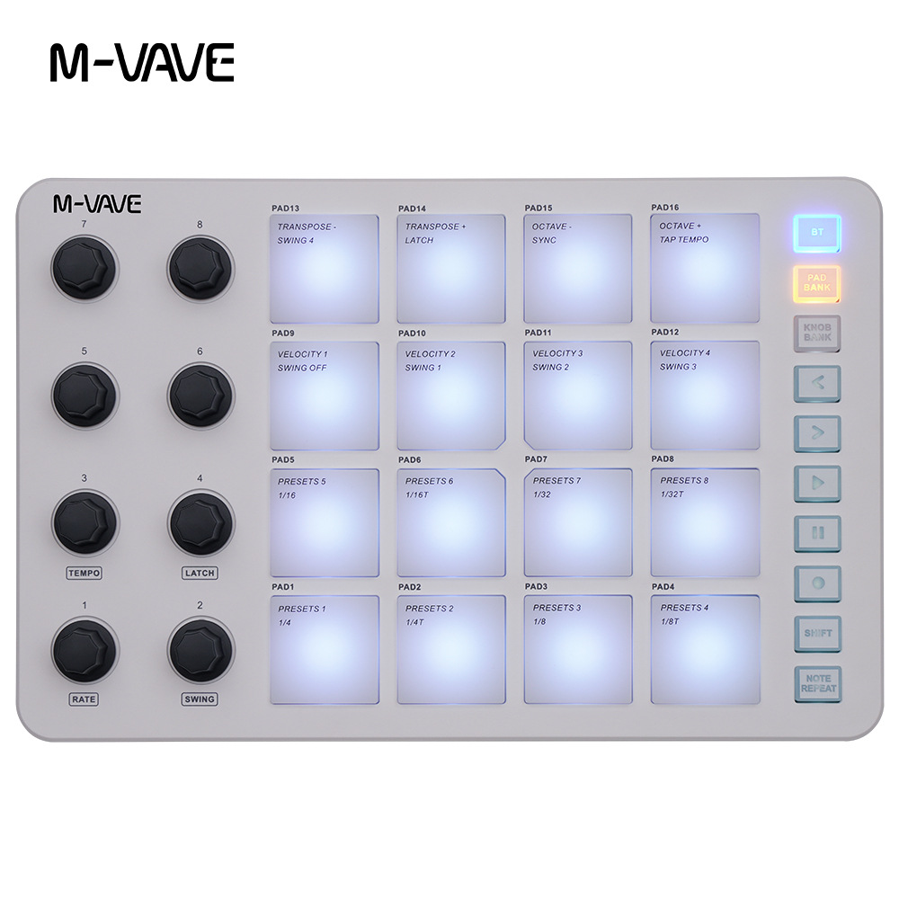 M-Vave Smc-Pad Wireless Midi P - огляд і ціна Midi Controller Pad