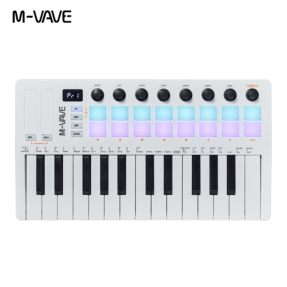 M-VAVE SMK-25 II 25 Key Blueto - огляд і ціна Midi Controller Pad