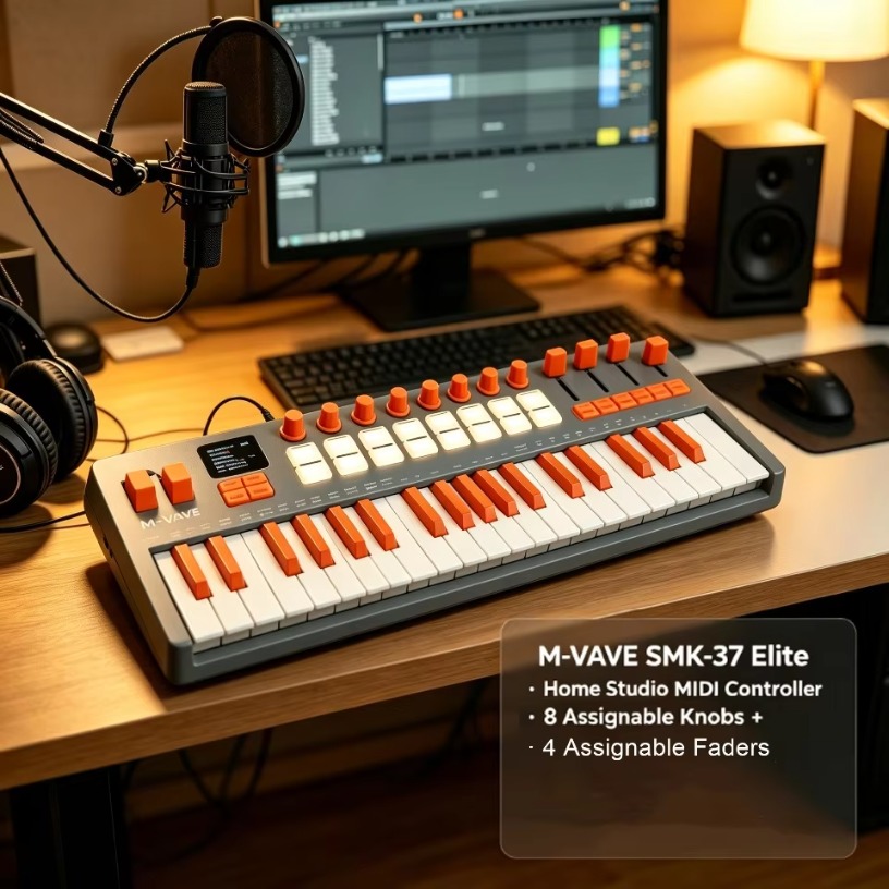M-VAVE SMK-37 Elite Wireless M - огляд і ціна Midi Controller Pad