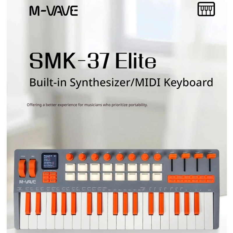 New M-Vave Smk-37pro/Smk37elit - огляд і ціна Midi Controller Pad