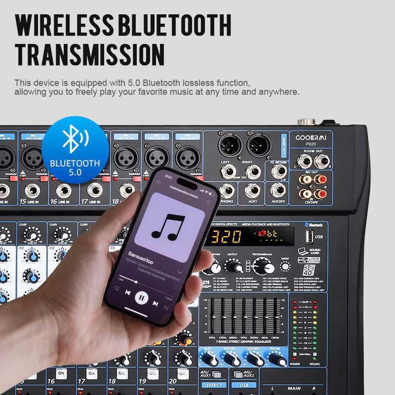 Gooermi PB Series Professional - огляд і ціна Audio Music Dj