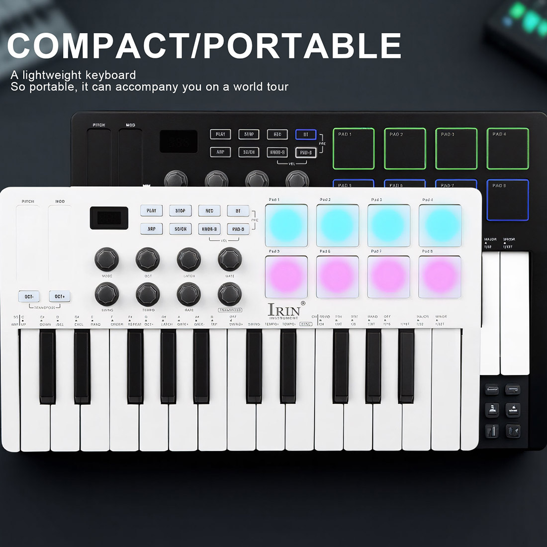 SMK-25  Portable Keyboard MIDI - огляд і ціна Midi Controller Pad